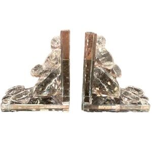 Sagebrook Home Crystal Diamonds Decorative Bookends, Set of 2